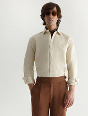 CREAM LINEN SHIRT