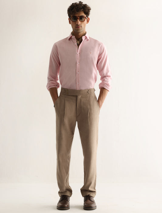 PINK LINEN SHIRT