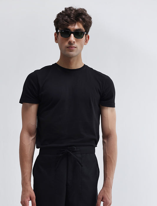 BLACK JOG CARGO PANT