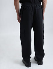 BLACK JOG CARGO PANT