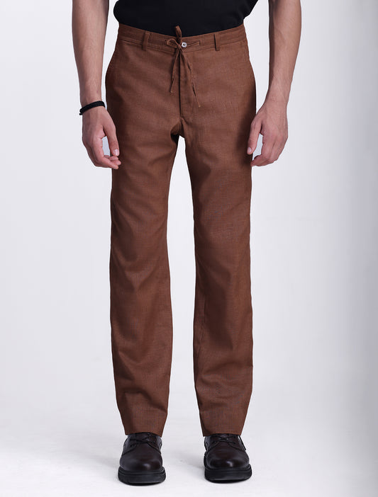 TAN LINEN PANT