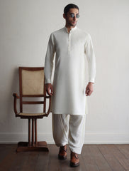 CREAM PREMIUM KAMEEZ SHALWAR