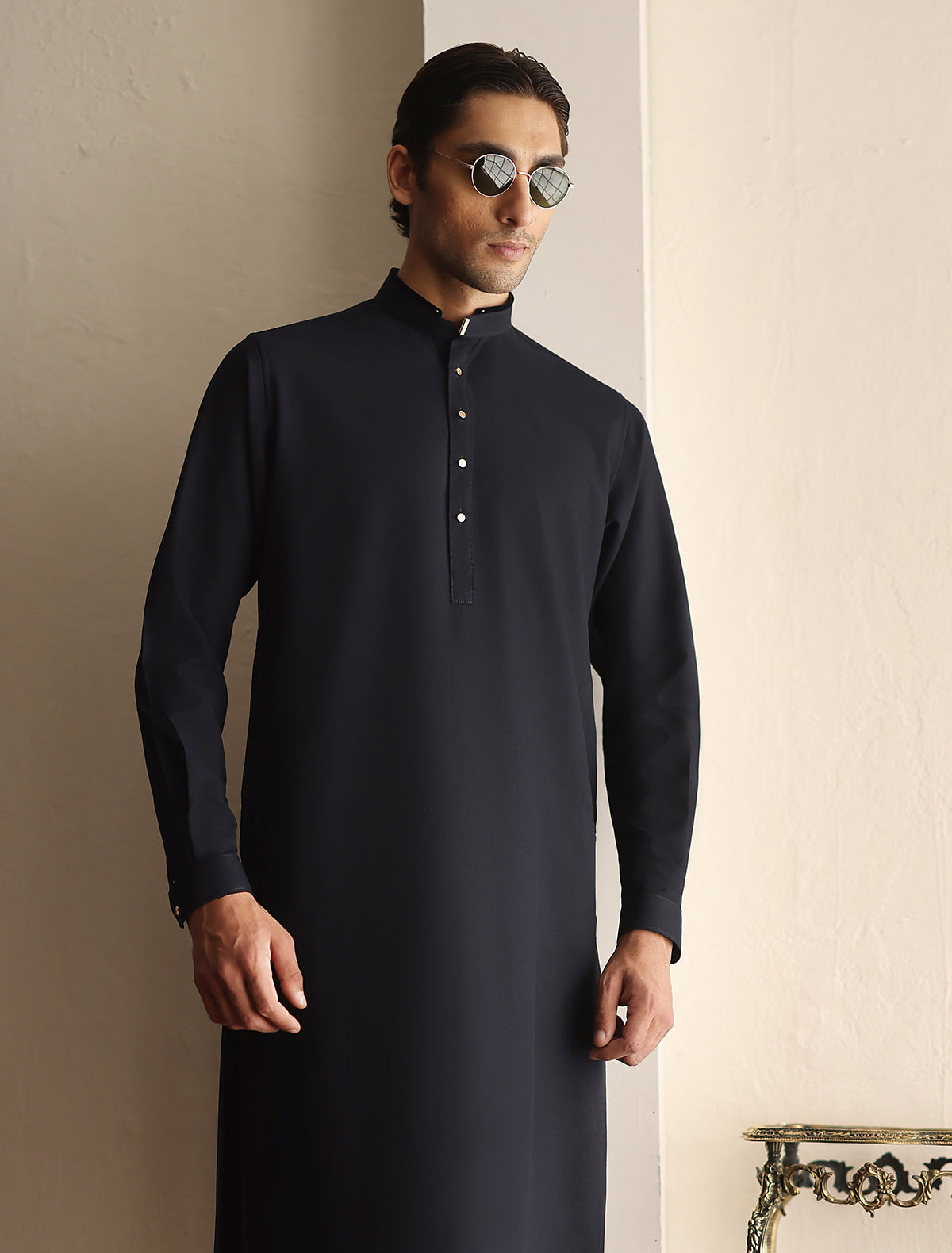 NAVY CLASSIC KAMEEZ SHALWAR