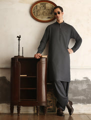 SHADOW GRAY KAMEEZ SHALWAR