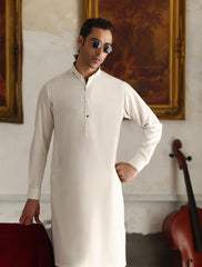 CLASSIC CREAM KAMEEZ SHALWAR