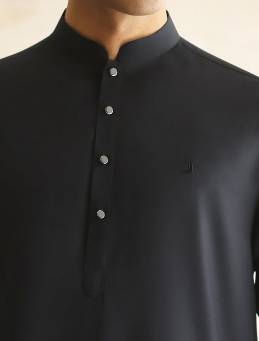 PREMIUM NAVY OXFORD KAMEEZ SHALWAR