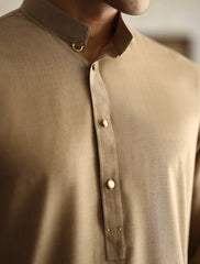 PREMIUM BEIGE KAMEEZ SHALWAR