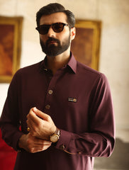 MAROON GOLD DETAILED - LIMITED EDITION KAMEEZ SHALWAR