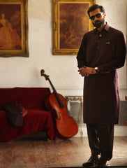 MAROON GOLD DETAILED - LIMITED EDITION KAMEEZ SHALWAR