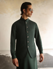 GREEN CLASSIC WAISTCOAT