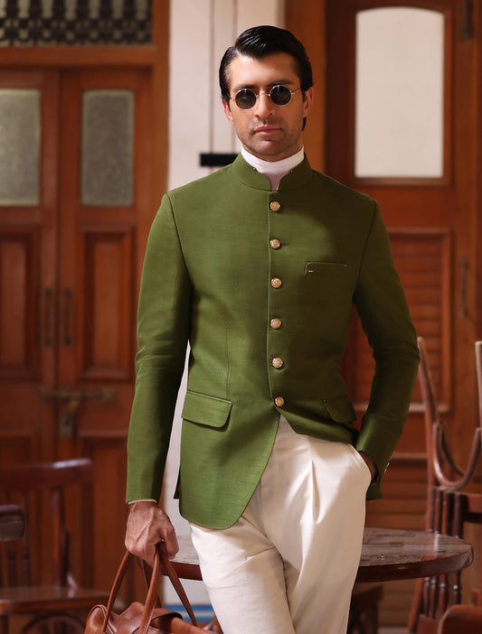 GREEN CLASSIC PRINCE COAT