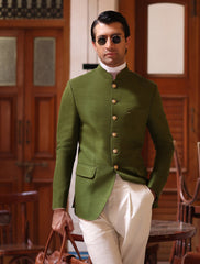 GREEN CLASSIC PRINCE COAT