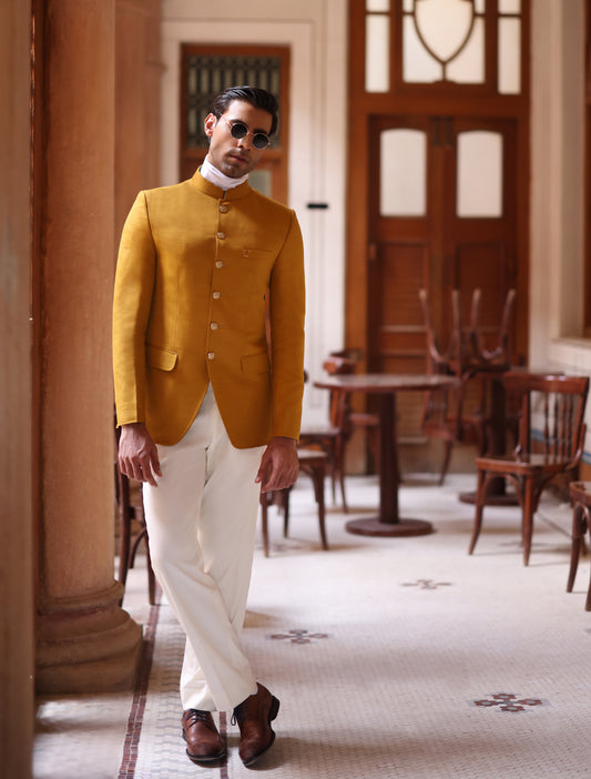 MUSTARD CLASSIC PRINCE COAT