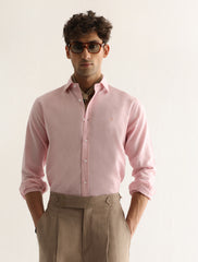 PINK LINEN SHIRT