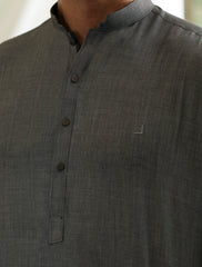 LIGHT GRAY KAMEEZ SHALWAR