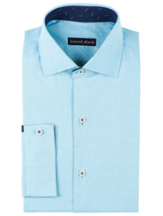 TURQUOISE BLUE SMART-CASUAL SHIRT