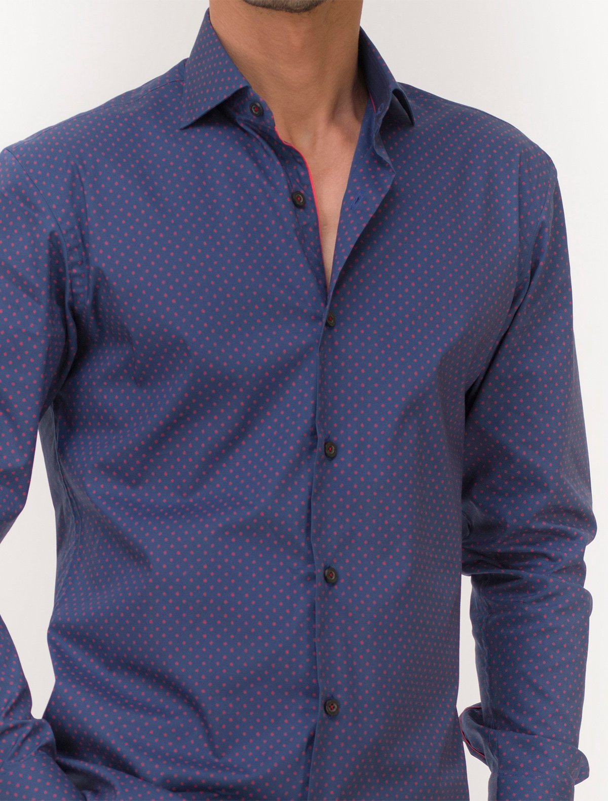 BLUE PRINTED SHIRT