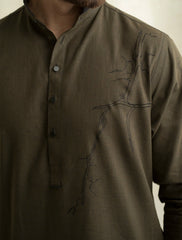 DARK GREEN SHALWAR KAMEEZ