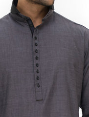 GREYISH PURPLE SHALWAR KAMEEZ