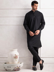 CLASSIC BLACK KURTA PAJAMA