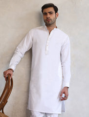 CLASSIC WHITE KURTA PAJAMA