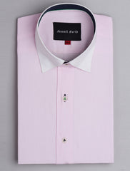 PINK PIN POINT COLLAR SHIRT