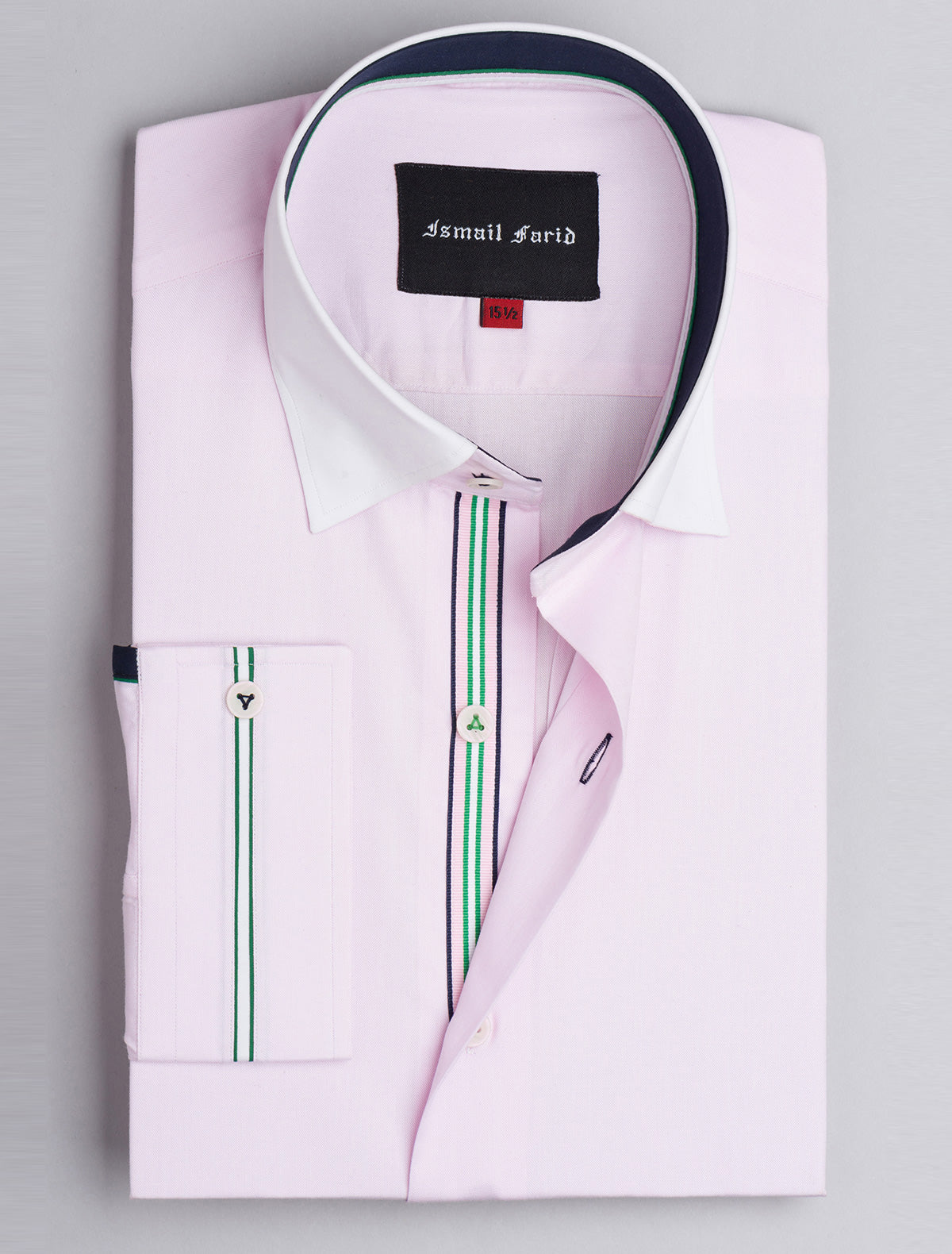 PINK PIN POINT COLLAR SHIRT