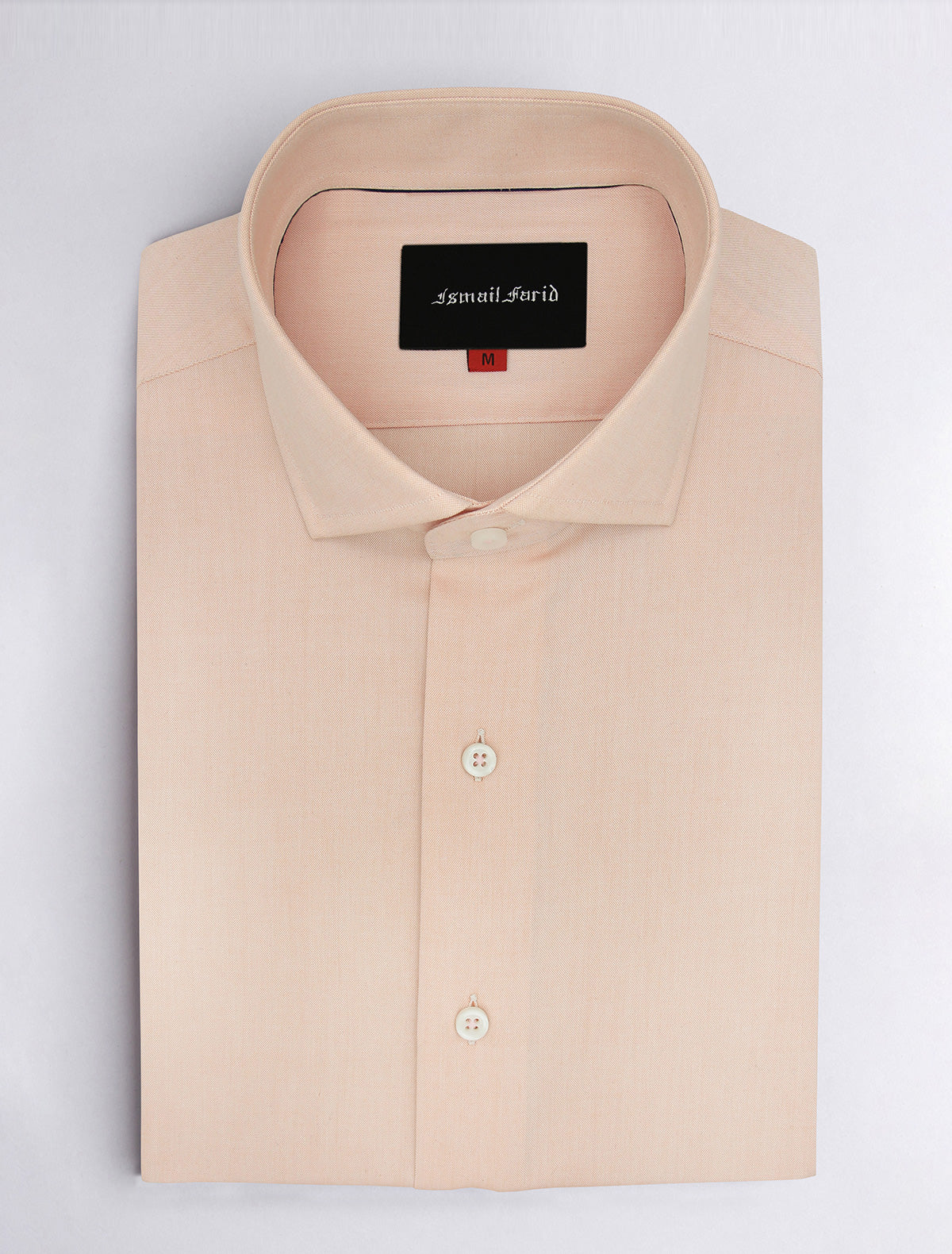 Light Peach Textured Shirt with signature details