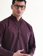 MAROON PREMIUM COTTON JACQUARD FABRIC