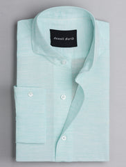 MINT GREEN LINEN SHIRT