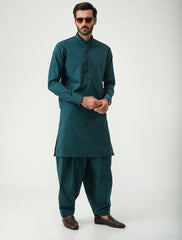 DARK TEAL GREEN KAMEEZ SHALWAR