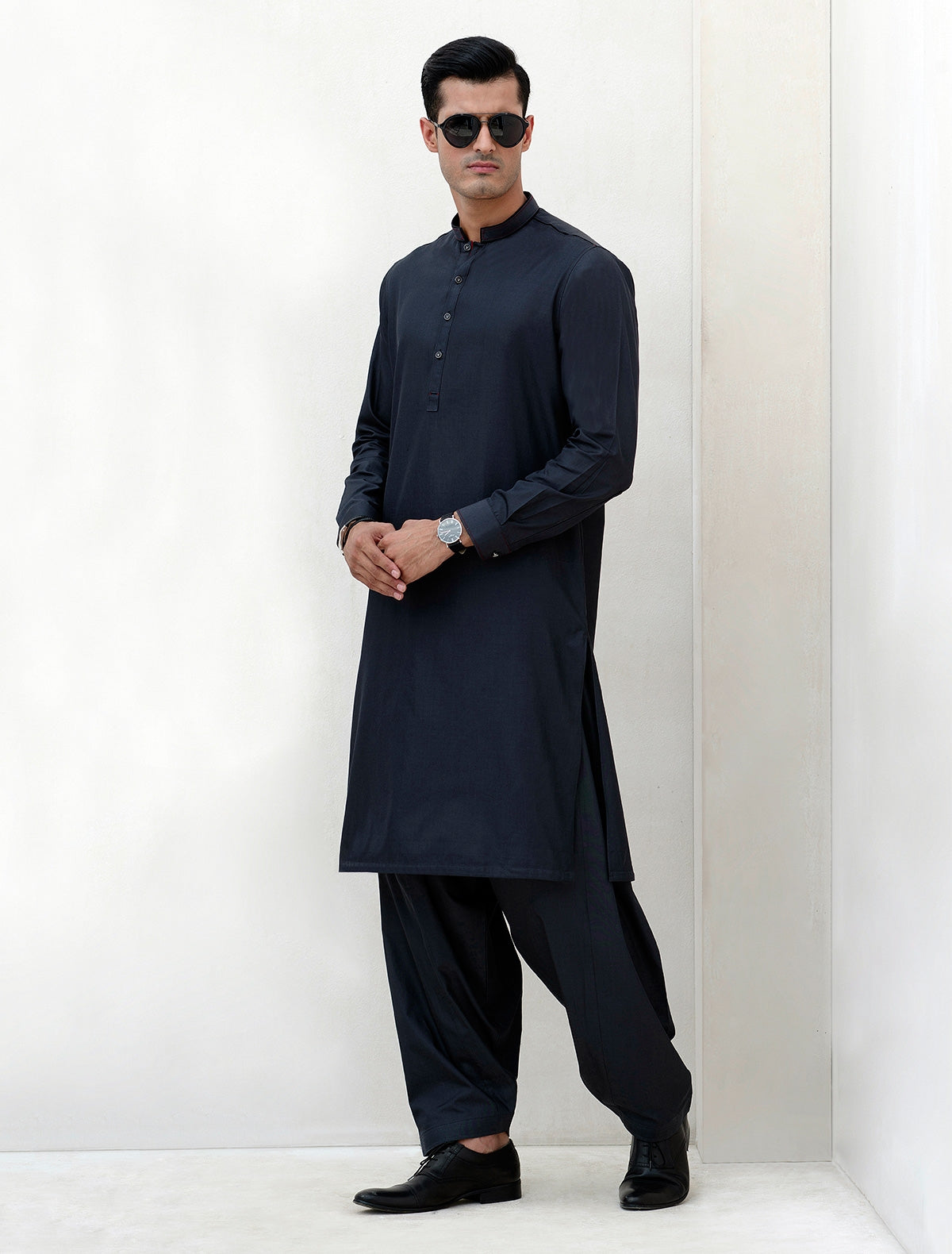 PREMIUM CHARCOAL GREY KAMEEZ SHALWAR