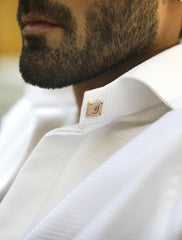 WHITE PREMIUM COTTON FABRIC SHIRT